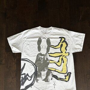 Travis Scott x KAWS For Fragment Tee 'Vintage Wash'